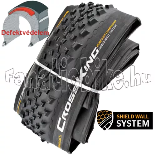 Continental Cross King Shieldwall 29x2,60 (65-622) hajtogatható gumiköpeny