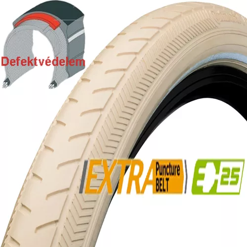 Continental Ride Classic 28x1 1/2 (40-635) krém/reflektoros gumiköpeny