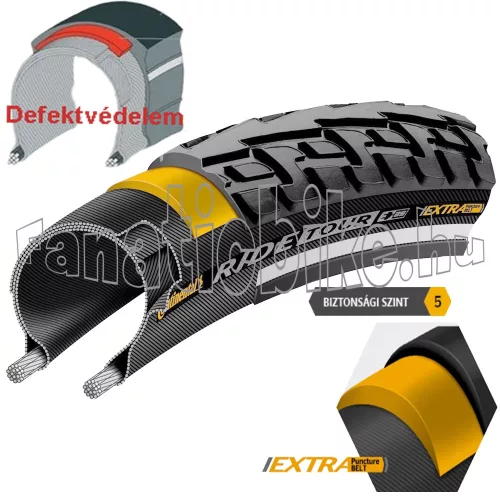 Continental Ride Tour reflektoros 28x1 1/2 (42-635) köpeny 
