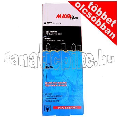 Maya M70 8 sebességes 116 szemes lánc