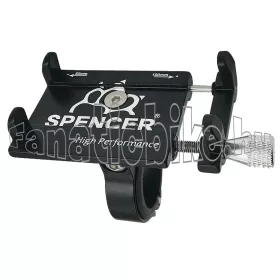   Spencer telefon-gps tartó kormányra 3,2-6,5" alu fekete