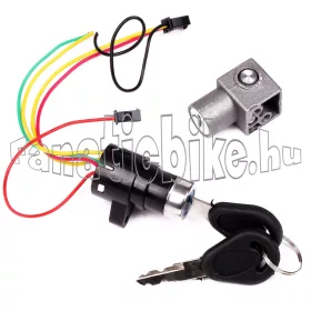 Zárkészlet elektromos kerékpárhoz műanyag (20mm)