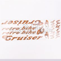 Matrica szett Cruiser sötétszürke-narancs
