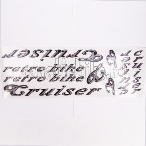 Matrica szett Cruiser fekete-szürke