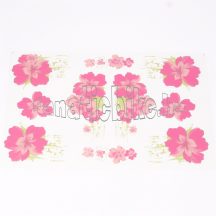 Matrica szett rózsaszín virágszirmok