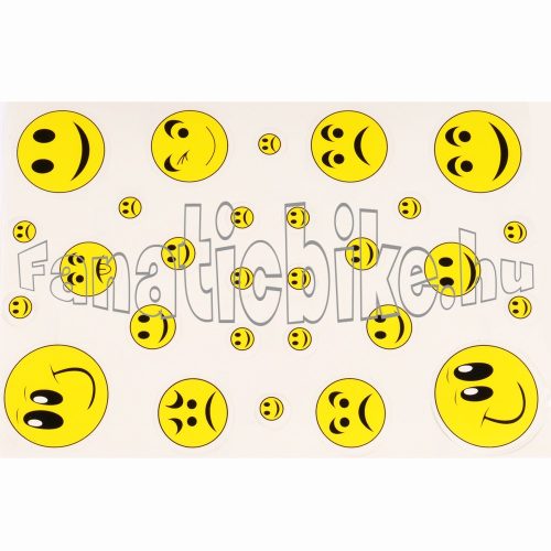 Matrica szett smile sárga 