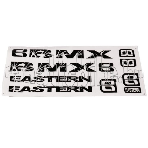 Matrica szett fekete BMX 