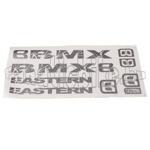 Matrica szett szürke BMX 