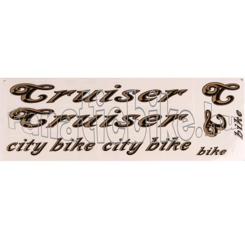 Matrica szett Cruiser arany-fekete