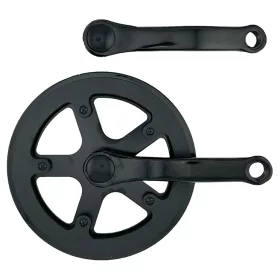   Gyerek hajtómű acél 36T 127 mm 3/32" láncvédős fekete