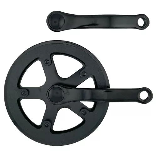 Gyerek hajtómű acél 36T 127 mm 3/32" láncvédős fekete