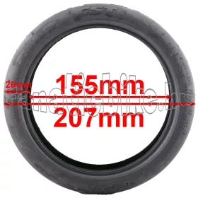CST C9287 8 1/2x2 (65-155) roller gumiköpeny