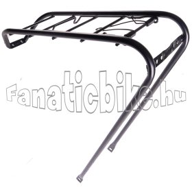 28"-os hagyományos cső csomagtartó fekete