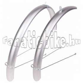 Sárvédő plasztik 58mm 24" U pálcás ezüst