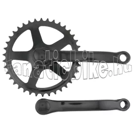 Gyerek hajtómű acél 38T 150mm 3/32" fekete