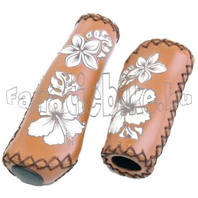 Virágmintás markolat 92/135mm barna