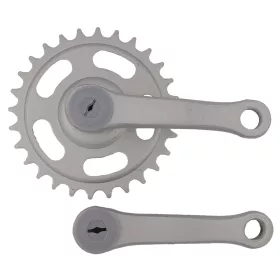 Gyerek hajtómű acél 28T 100mm 1/8" szögletes ezüst