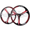 3-küllős kerék szett MTB 26" piros-fekete