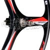 3-küllős kerék szett MTB 26" piros-fekete