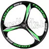 3-küllős kerék szett MTB 26" zöld-fekete