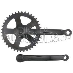 Acél szögletes hajtómű 170mm 38T 1/8" fekete