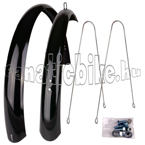 28" 53mm CN fém sárvédő fekete 